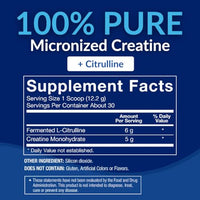 Thumbnail for Image 3 of BodyTech Creatine Monohydrate + Citrulline Powder, Unflavored, 30 Servings
