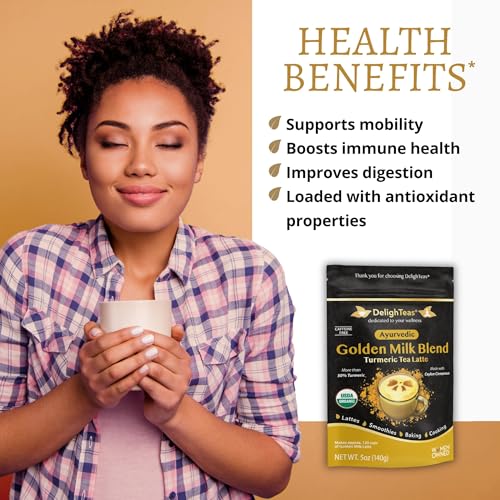 Image 5 of DelighTeas Organic Golden Milk and Herbal Coffee Bundle