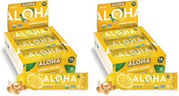 Thumbnail for Image 1 of Default Title for the product ALOHA Organic Plant Based Protein Bars - Lemon Cashew - 12-Count - Pack of 2