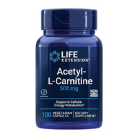 Thumbnail for Life Extension Acetyl L Carnitine 500 mg 100 Vcaps