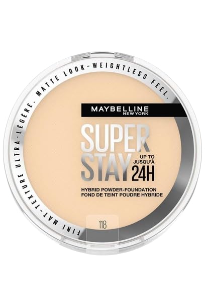 Image 6 of 102 / 0.21 Ounce (Pack of 1) for the product MAYBELLINE Super Stay Up To 24HR Hybrid Powder-Foundation