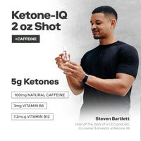 Thumbnail for Image 2 of Ketone-IQ Caffeine Ketone Shots for Focus, Peach, 24 Pack