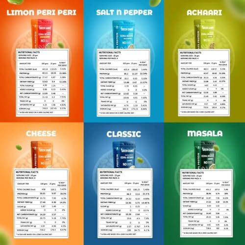 Image 2 of Generic Roasted Edamame 6 Flavours (pack of 6-100gm each)