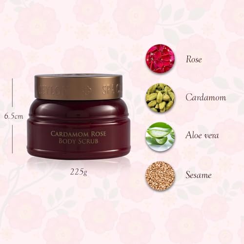 Image 4 of SPA CEYLON Cardamom Rose Body Scrub 225g