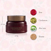 Thumbnail for Image 4 of SPA CEYLON Cardamom Rose Body Scrub 225g