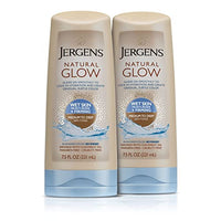 Thumbnail for Image 1 of 7.5 Fl Oz (Pack of 2) for the product Jergens Natural Glow +FIRMING In-shower Self Tanner Body Lotion 7.5 Ounce Pack of 2