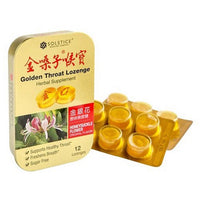 Thumbnail for Golden Throat Golden Throat Lozenge Herbal Supplement Honeysuckle Flower 12 Count