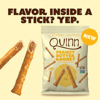 Thumbnail for Image 5 of Quinn Snacks Peanut Butter & Honey Filled Pretzel Sticks - 6 oz (Pack of 8)