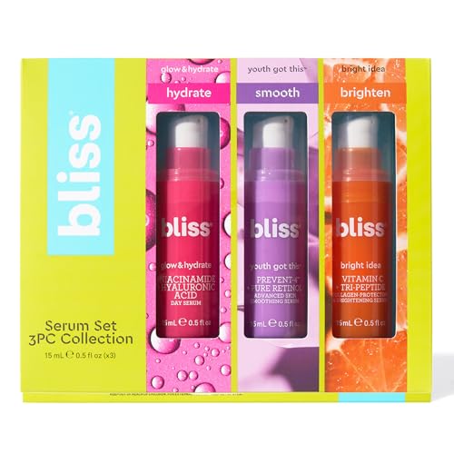 Image 1 of Default Title for the product Bliss Mini Face Serum Kit - 3-Pack Skincare Collection