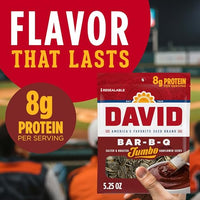 Thumbnail for Image 4 of DAVID SEEDS Roasted and Salted Bar-B-Q Jumbo Sunflower Seeds, 5.25 oz, 12 Pack