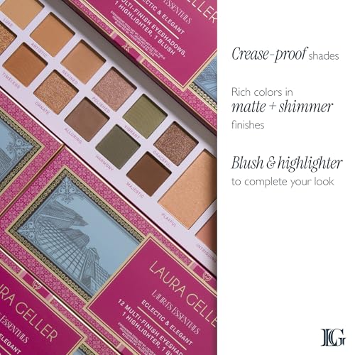 Image 2 of LAURA GELLER NEW YORK Laura's Essentials Eclectic & Elegant Eyeshadow and Face Palette