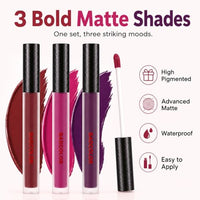 Thumbnail for Image 2 of BADCOLOR 3 Colors Halloween Lipstick Set