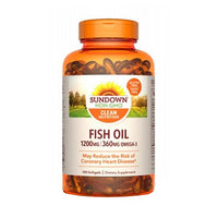 Thumbnail for Sundown Naturals Sundown Naturals Extra Strength Fish Oil 1200 mg 100 Softgels