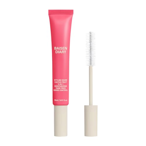 Image 2 of 1 Fl Oz (Pack of 1) for the product BAISEN DIARY Hair Cactus Fruit 3-in-1 Hair Styling Cream & Flyaway Taming Wand 2 Pack