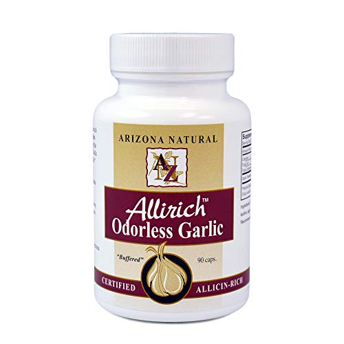 Image 1 of Default Title for the product Arizona Natural Allirich Odorless Garlic 90 Capsules