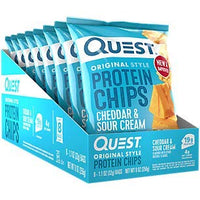 Thumbnail for Image 1 of Default Title for the product Quest Protein Chips - Cheddar & Sour Cream (8 Bags)