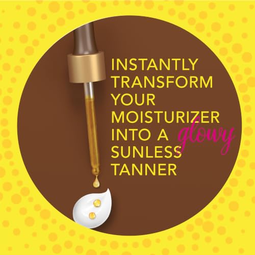 Image 3 of Jergens Natural Glow Tanning Drops, Sunless Self Tanner, Oil Free, 1 fl oz