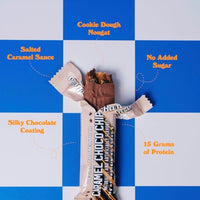 Thumbnail for Image 3 of BAREBELLS Vegan Protein Bars Caramel Choco Chip 12 Count