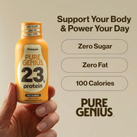 Thumbnail for Image 3 of Pure Genius 23g Protein Shot - 100 Calories, No Sugar, No Fat - 24 Shots