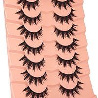 Thumbnail for Image 7 of Winifred False Eyelashes - Anime Wispy Cat Eye Natural Spiky Thick Manga Lashes for Cosplay