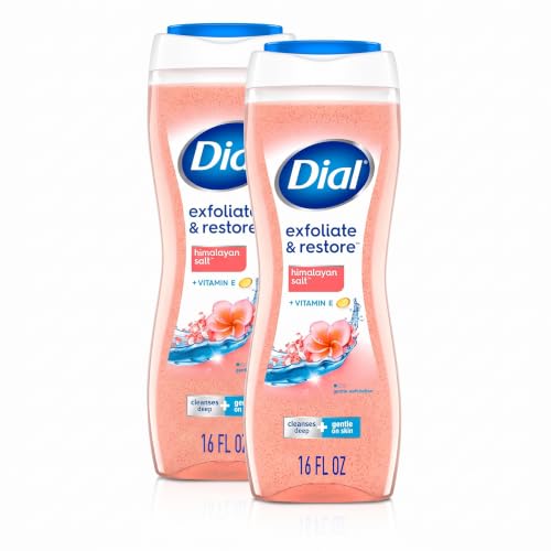 Image 1 of Default Title for the product Dial Body Wash, Exfoliate & Restore Himalayan Salt, 16 Fl Oz, Pack of 8