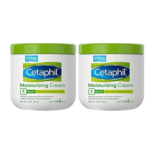 Image 9 of Fragrance Free / 16 Ounce (Pack of 2) / Sensitive for the product Cetaphil Moisturizing Cream