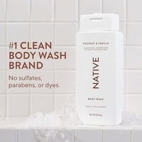 Thumbnail for Image 2 of Native Clean Body Wash, Gentle & pH-balanced, Coconut & Vanilla, 18fl oz