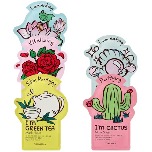 Image 1 of Default Title for the product TONYMOLY I'm Face Sheet Masks - Hydrating & Soothing Korean Skincare