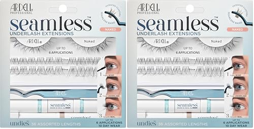 Image 17 of Naked / 1 Count (Pack of 2) for the product Ardell Seamless Eyelash Extensions Refill Kit