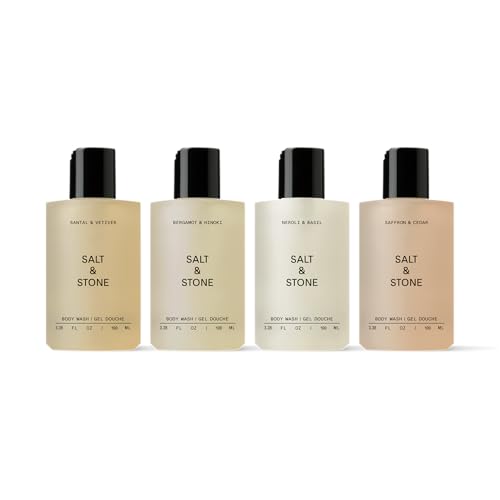 Image 6 of Discovery Set / 3.4 Fl Oz (Pack of 4) for the product Salt & Stone Body Wash for Women & Men