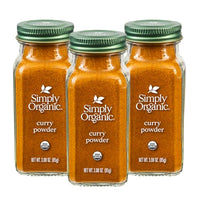 Thumbnail for Image 1 of Default Title for the product Simply Organic Certified Organic Curry Powder, 3-Ounce 3-Pack