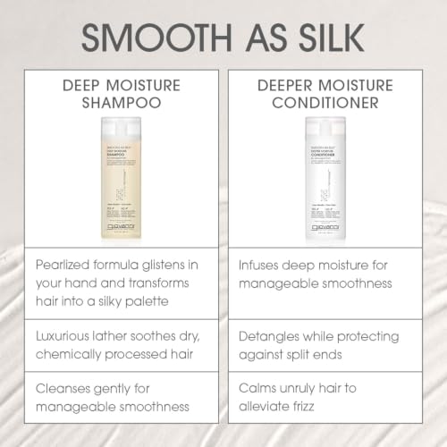 Image 3 of GIOVANNI Smooth as Silk Deep Moisture Shampoo, 24 Fl Oz (Pack of 1)