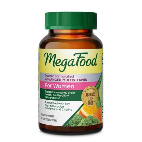 Image 1 of 60 Count (Pack of 1) for the product MegaFood Advanced Multivitamin for Women, Doctor Formulated, 60 Tablets