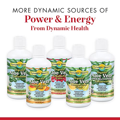 Image 5 of Dynamic Health Organic Aloe Vera Juice w/Micro Pulp 32oz