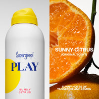 Thumbnail for Supergoop! PLAY Antioxidant Body Mist w/Vitamin C - 6 fl oz - SPF 50 PA++++ Broad Spectrum Sunscreen - Body Spray - Great for Active Days