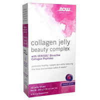 Thumbnail for Now Foods Collagen Jelly Beauty Complex Sweet Plum 7.05 Oz / (10 Jelly Sticks)