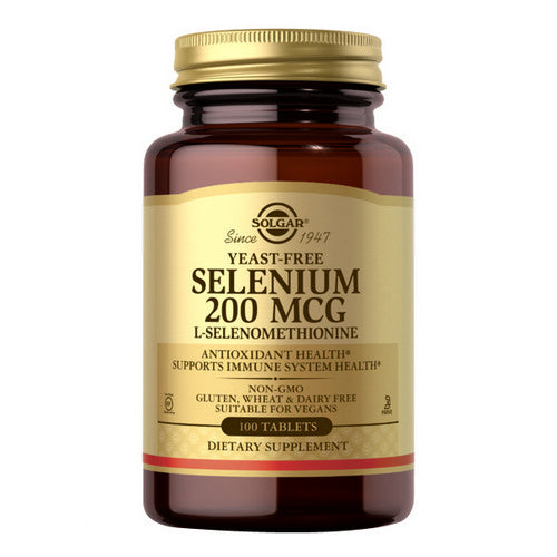 Solgar Selenium Yeast-Free 200 Mcg 100 Tabs