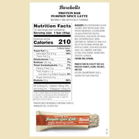 Thumbnail for Image 2 of BAREBELLS Pumpkin Spice Latte 55g 12-pack