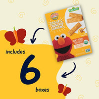 Thumbnail for Image 5 of Earth's Best Organic Kids Snacks, Sesame Street Toddler Snacks, Organic Crunchin' Grahams for Toddlers 2 Years and Older, Honey Sticks with other Natural Flavors, 5.3 oz Box (Pack of 6)