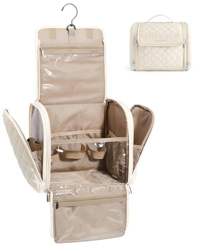 Image 14 of Beige / X-Large for the product BAGSMART Hanging Travel Toiletry Bag