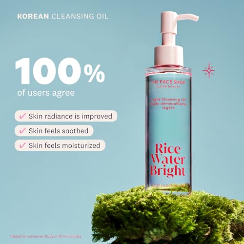 Image 3 of The Face Shop Rice Water Bright Light Cleansing Oil, 5.0 fl. oz.