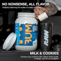 Thumbnail for Image 3 of RAW Whey Isolate Protein Powder, Milk & Cookie (CBUM Itholate) - 100% Grass-Fed Sports Nutrition Powder - 25 Servings