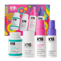 Thumbnail for Image 1 of Default Title for the product K18 Mini Hair Kit: Detox Shampoo, Repair Mask, Heat Protectant, Dry Shampoo