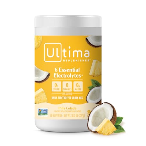 Image 1 of Pina Colada / 90 servings (Pack of 1) for the product Ultima Replenisher Electrolyte Powder Drink Mix