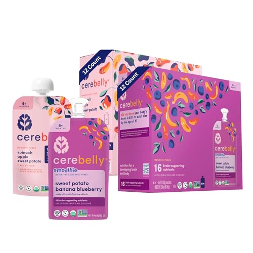 Image 1 of Default Title for the product Cerebelly Baby Food Pouches Veggie Purees 4 Ounce 24 Count