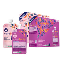 Thumbnail for Image 1 of Default Title for the product Cerebelly Baby Food Pouches Veggie Purees 4 Ounce 24 Count