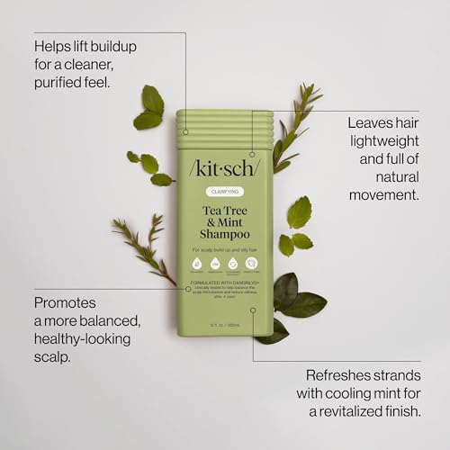 Image 2 of Kitsch Tea Tree & Mint Shampoo for Women & Men – 12.3 oz