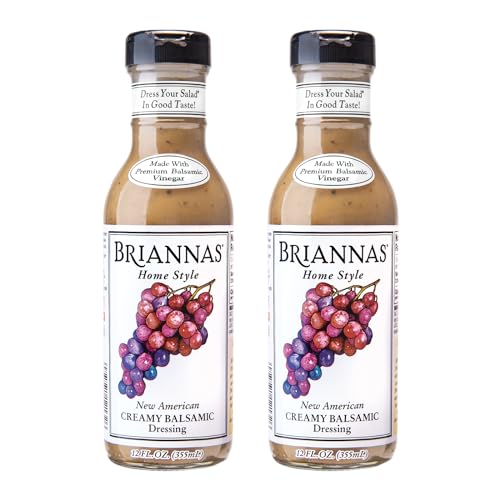 Image 1 of Default Title for the product BRIANNAS Home Style New American Creamy Balsamic Dressing, 12 oz, 2-Pack