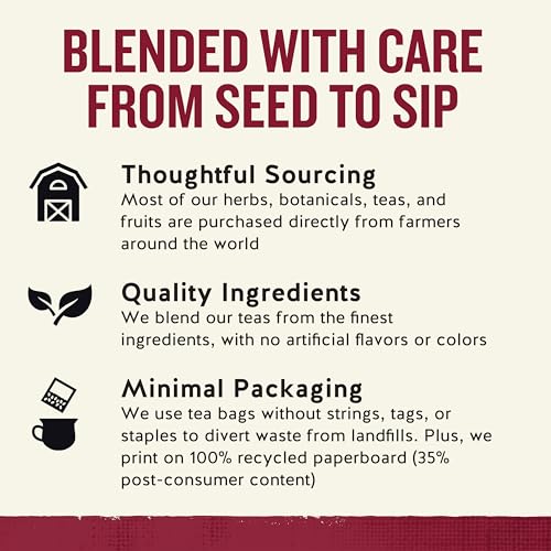 Image 4 of Celestial Seasonings Cinnamon Apple Spice Herbal Tea, Caffeine Free, 20 Tea Bags Box (Pack of 6)