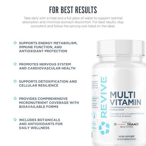 Image 5 of Revive MD Multi-Vitamin Supplement for Men & Women (150 Capsules, 30 Servings)